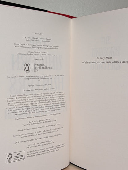 The Unicorn Hunters by Katherine Arden (Signed with sprayed edges) - Fialta Books