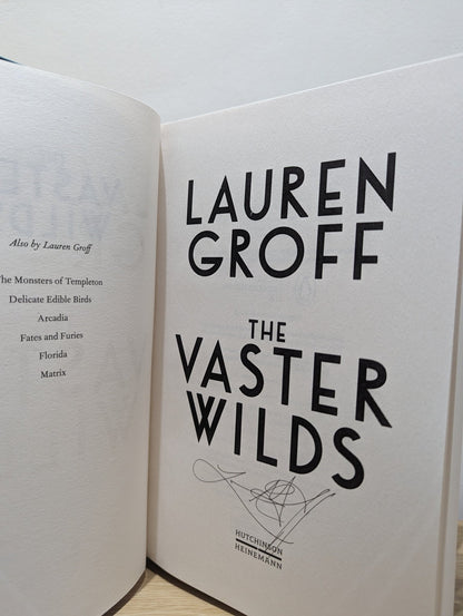 The Vaster Wilds by Lauren Groff (Signed First Edition) - Fialta Books