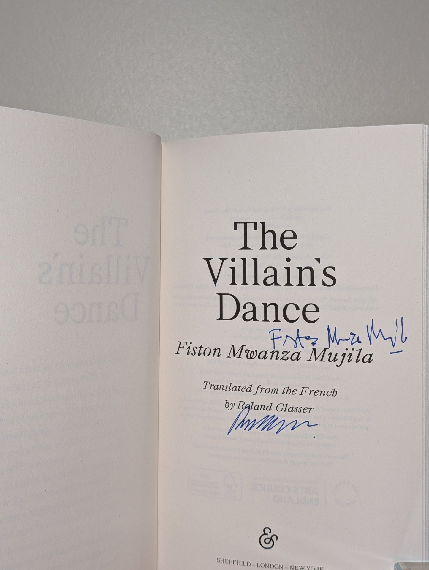 The Villain's Dance by Fiston Mwanza Mujila (Signed First Edition) - Fialta Books