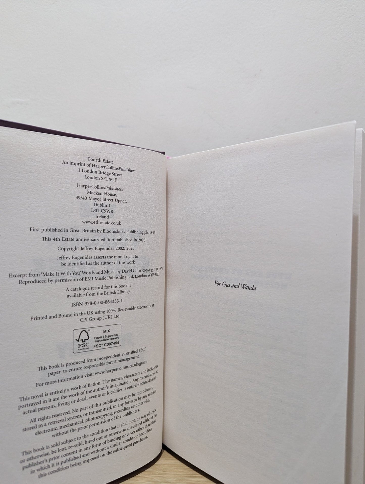 The Virgin Suicides by Jeffrey Eugenides (Signed Anniversary Edition) - Fialta Books
