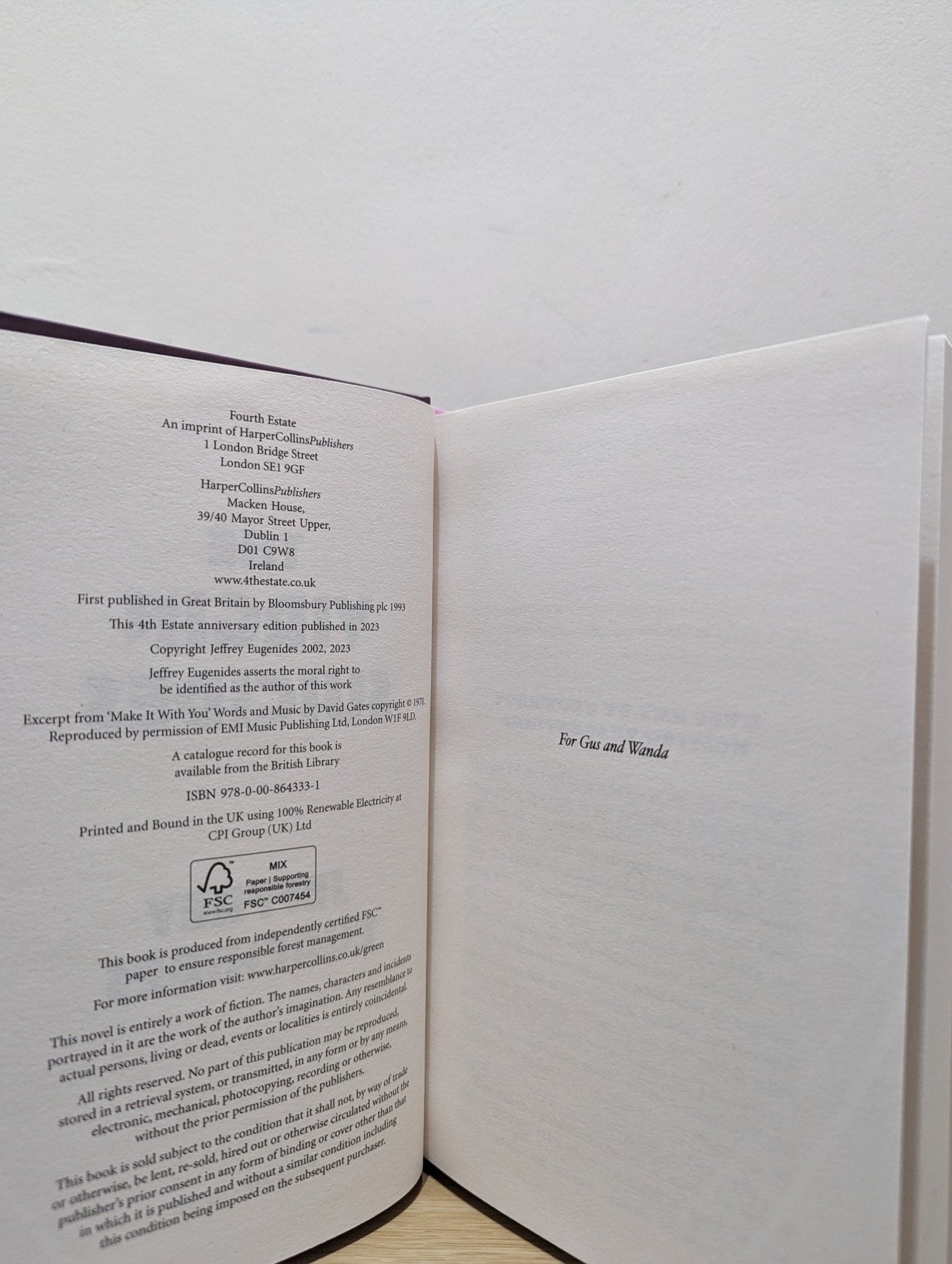 The Virgin Suicides by Jeffrey Eugenides (Signed Anniversary Edition) - Fialta Books