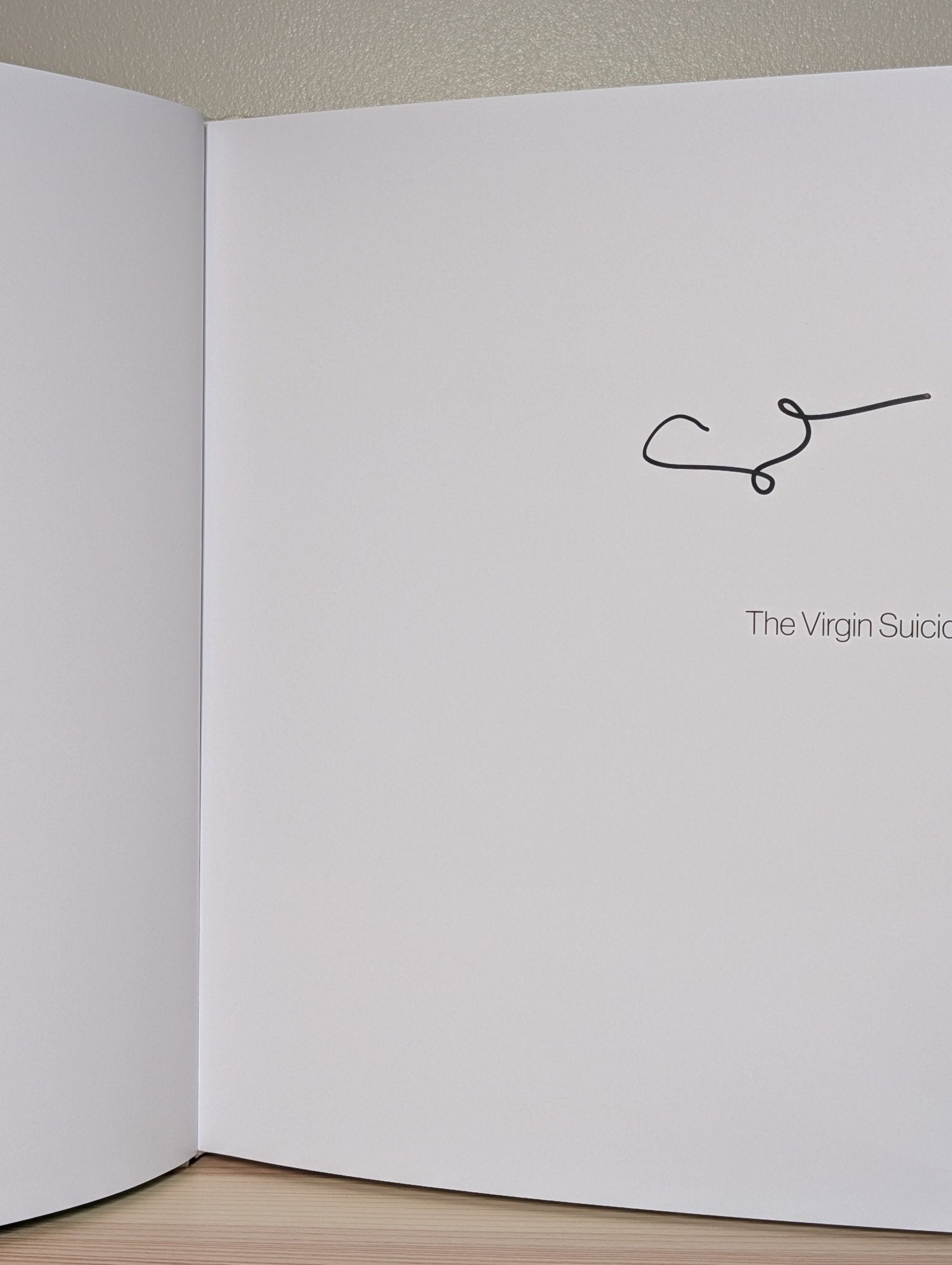 The Virgin Suicides by Sofia Coppola (Signed First Edition) - Fialta Books