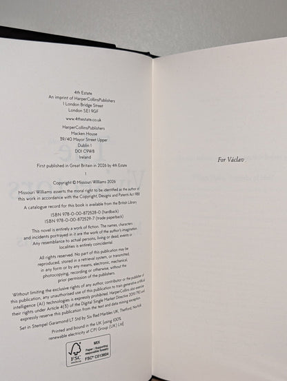 The Vivisectors by Missouri Williams (First Edition) - Fialta Books