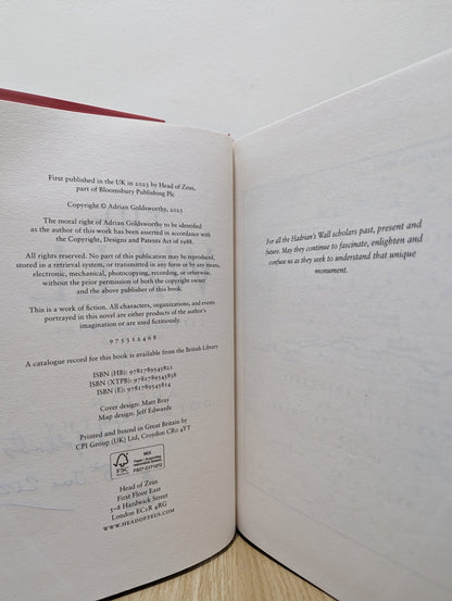 The Wall by Adrian Goldsworthy (Signed First Edition) - Fialta Books