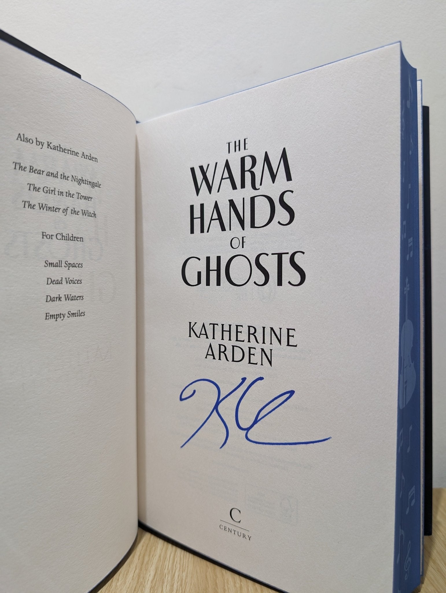 The Warm Hands of Ghosts by Katherine Arden (Signed First Edition with sprayed edges) - Fialta Books