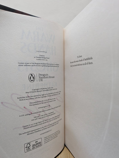 The Warm Hands of Ghosts by Katherine Arden (Signed Numbered First Edition with sprayed edges) - Fialta Books