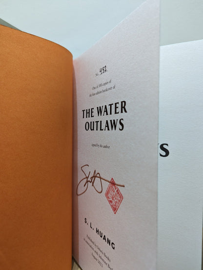 The Water Outlaws by S. L. Huang (Signed Numbered First Edition with sprayed edges) - Fialta Books