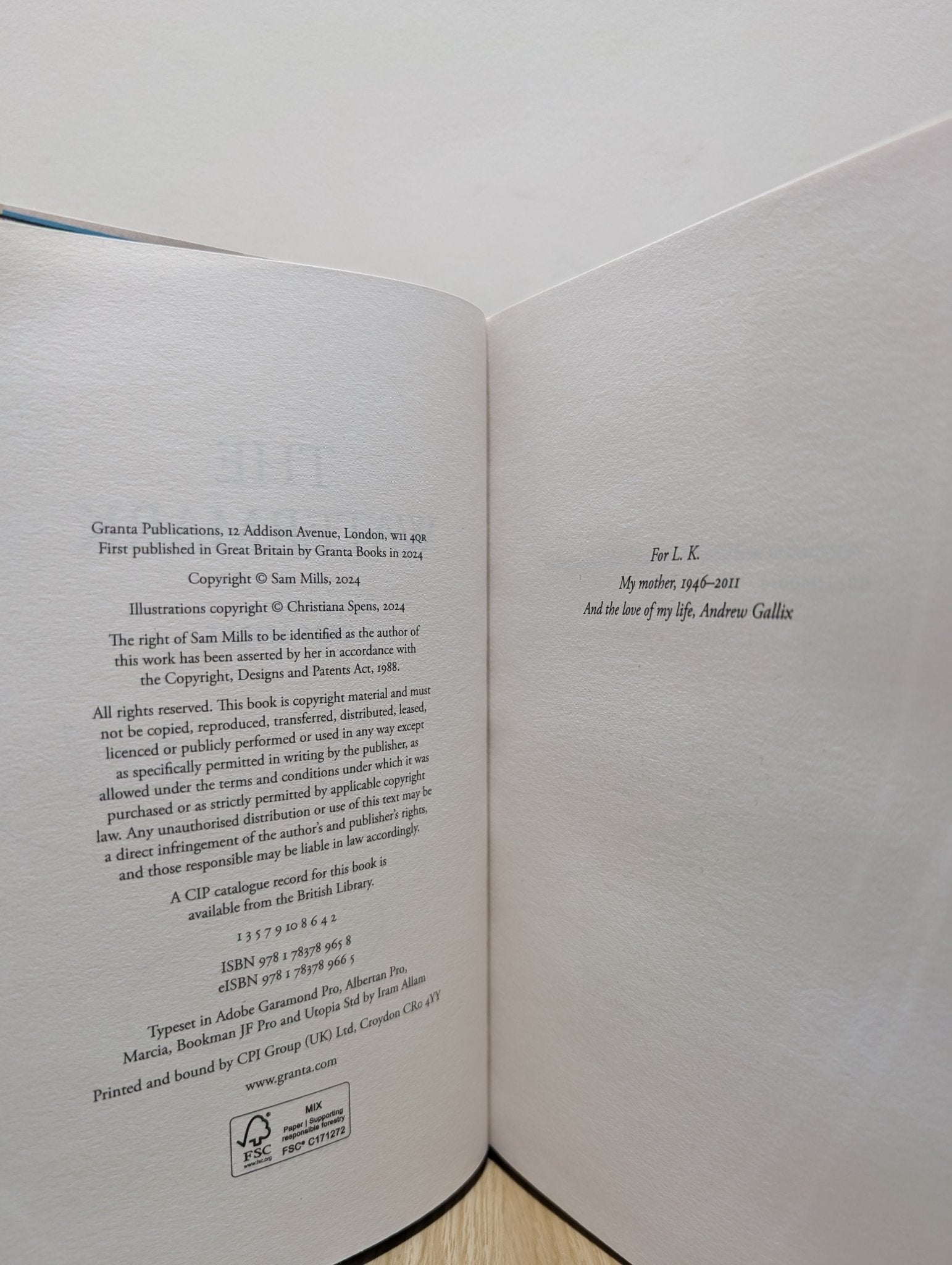 The Watermark by Sam Mills (Signed First Edition) - Fialta Books