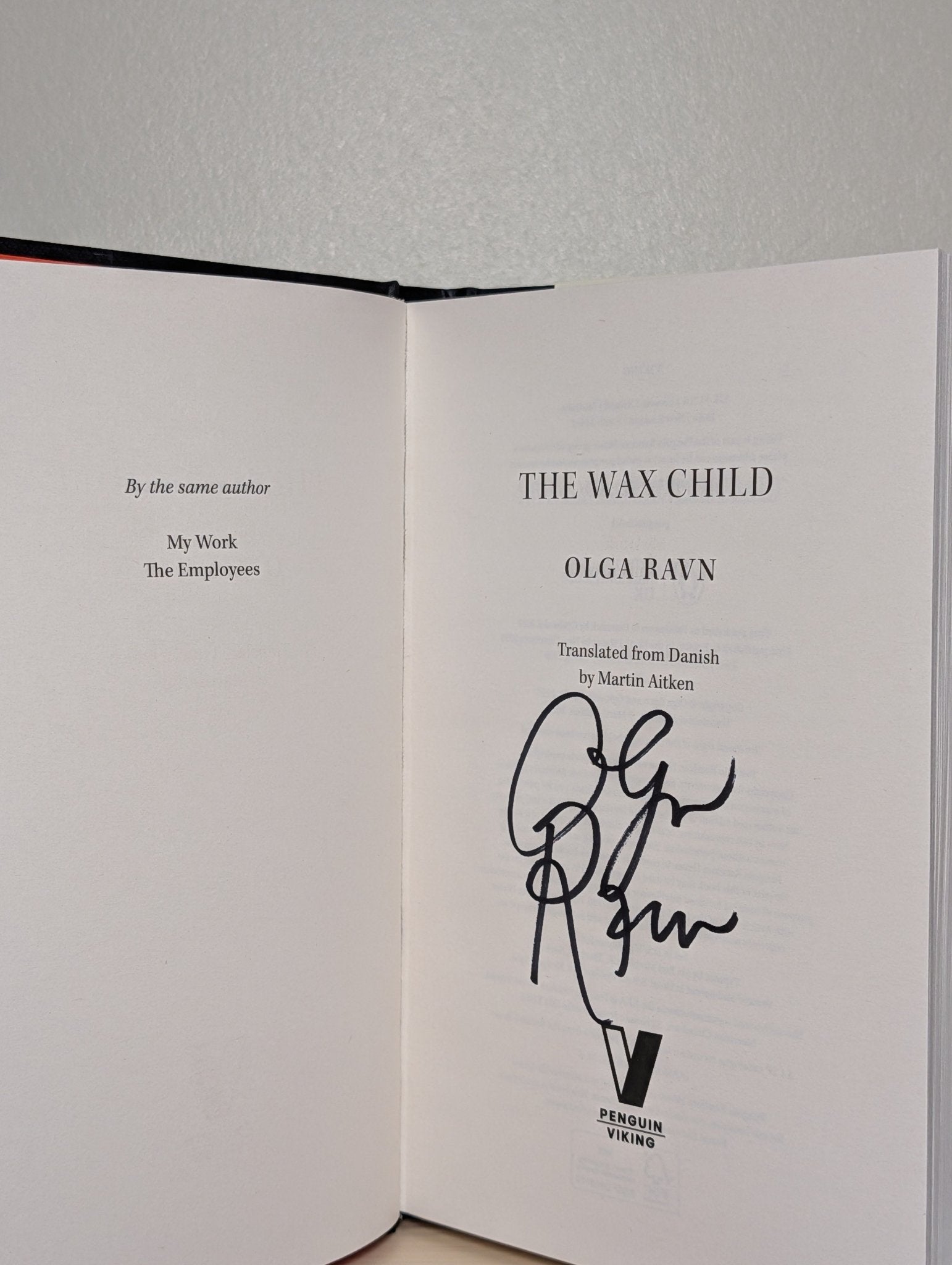 The Wax Child by Olga Ravn (Signed) - Fialta Books