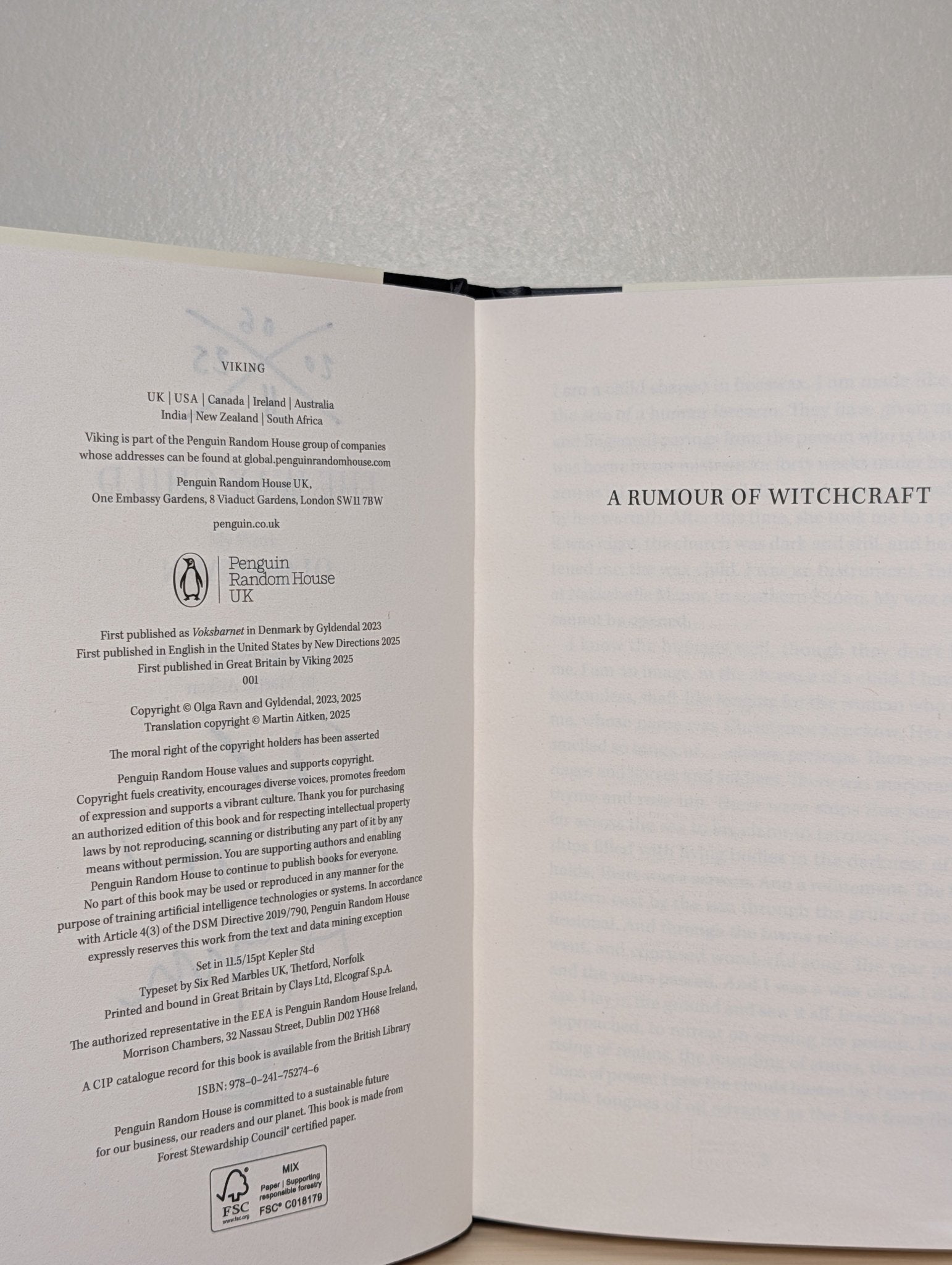 The Wax Child by Olga Ravn (Signed Dated) - Fialta Books