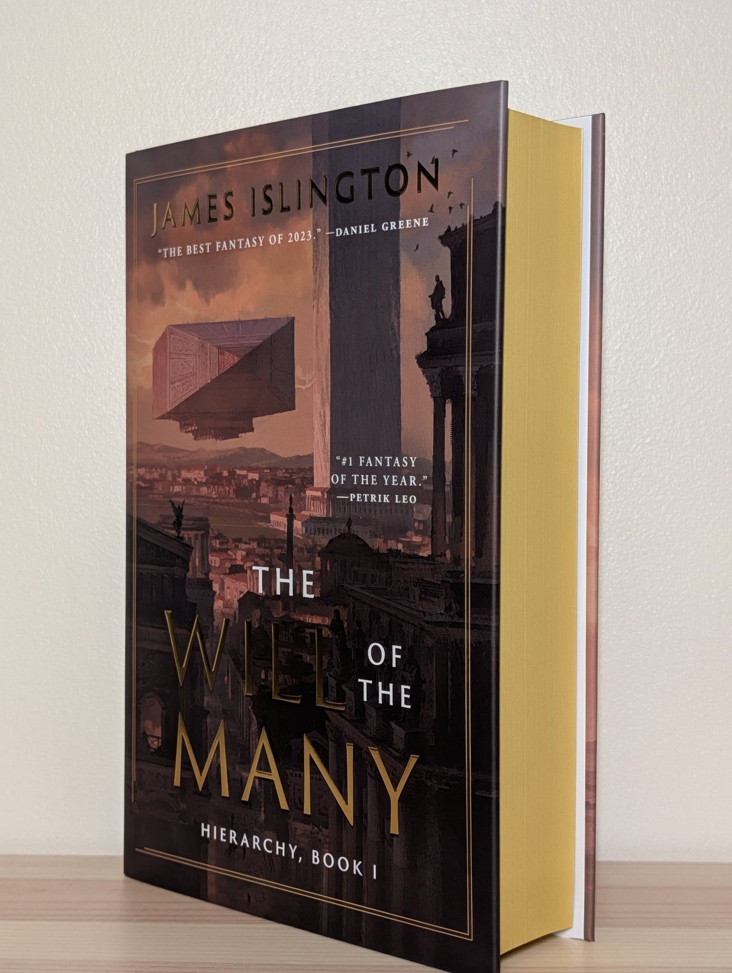 The Will of the Many by James Islington (Signed with sprayed edges) - Fialta Books