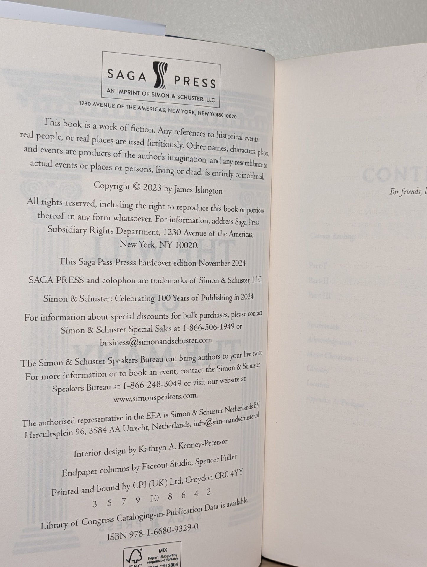 The Will of the Many by James Islington (Signed with sprayed edges) - Fialta Books