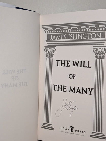 The Will of the Many by James Islington (Signed with sprayed edges) - Fialta Books
