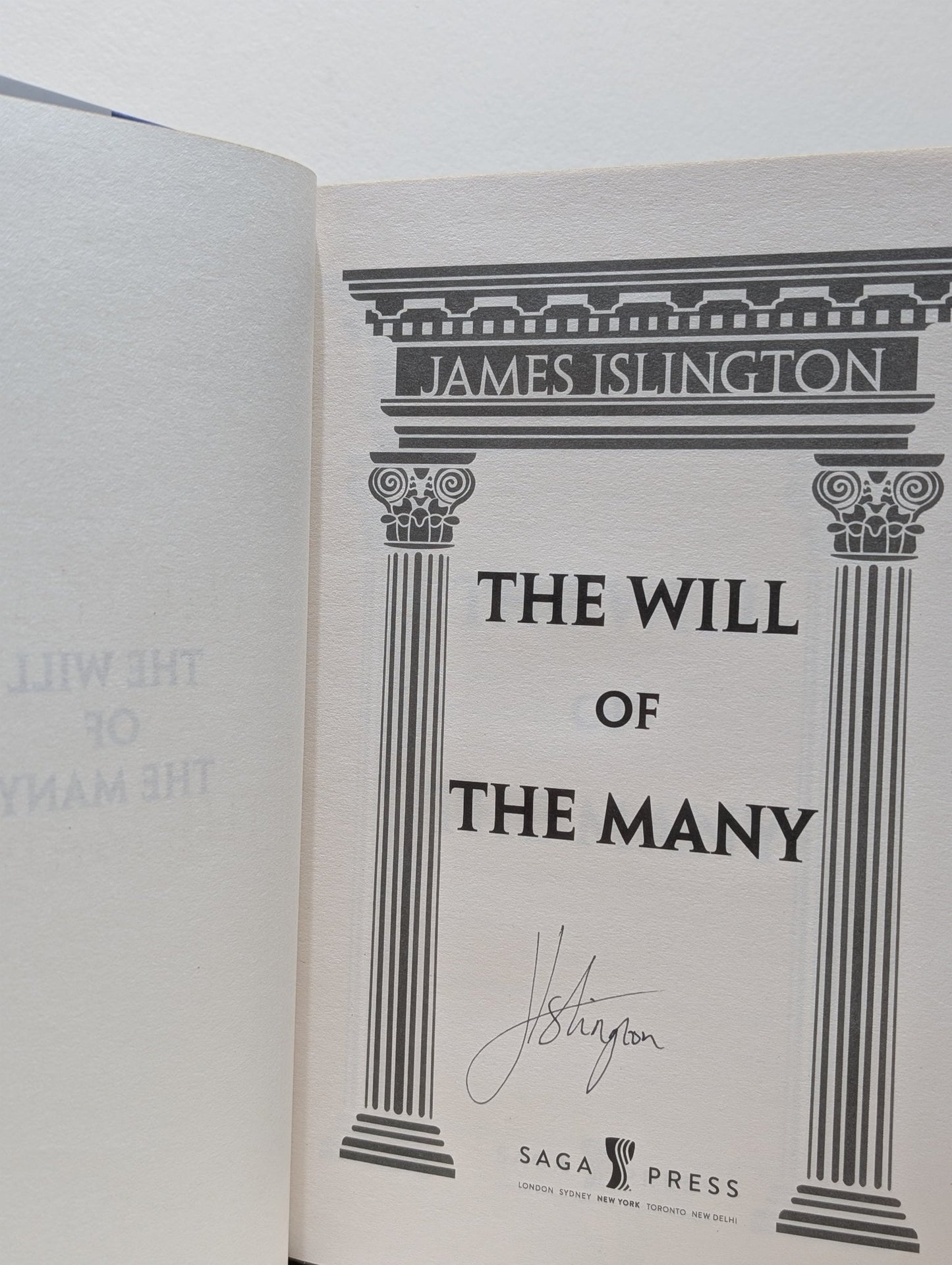 The Will of the Many: Signed Deluxe Edition Hardcover by James Islington - Fialta Books