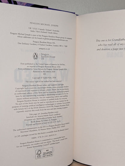 The Winged Game by Sophie Kim (Special Edition with sprayed edges) - Fialta Books
