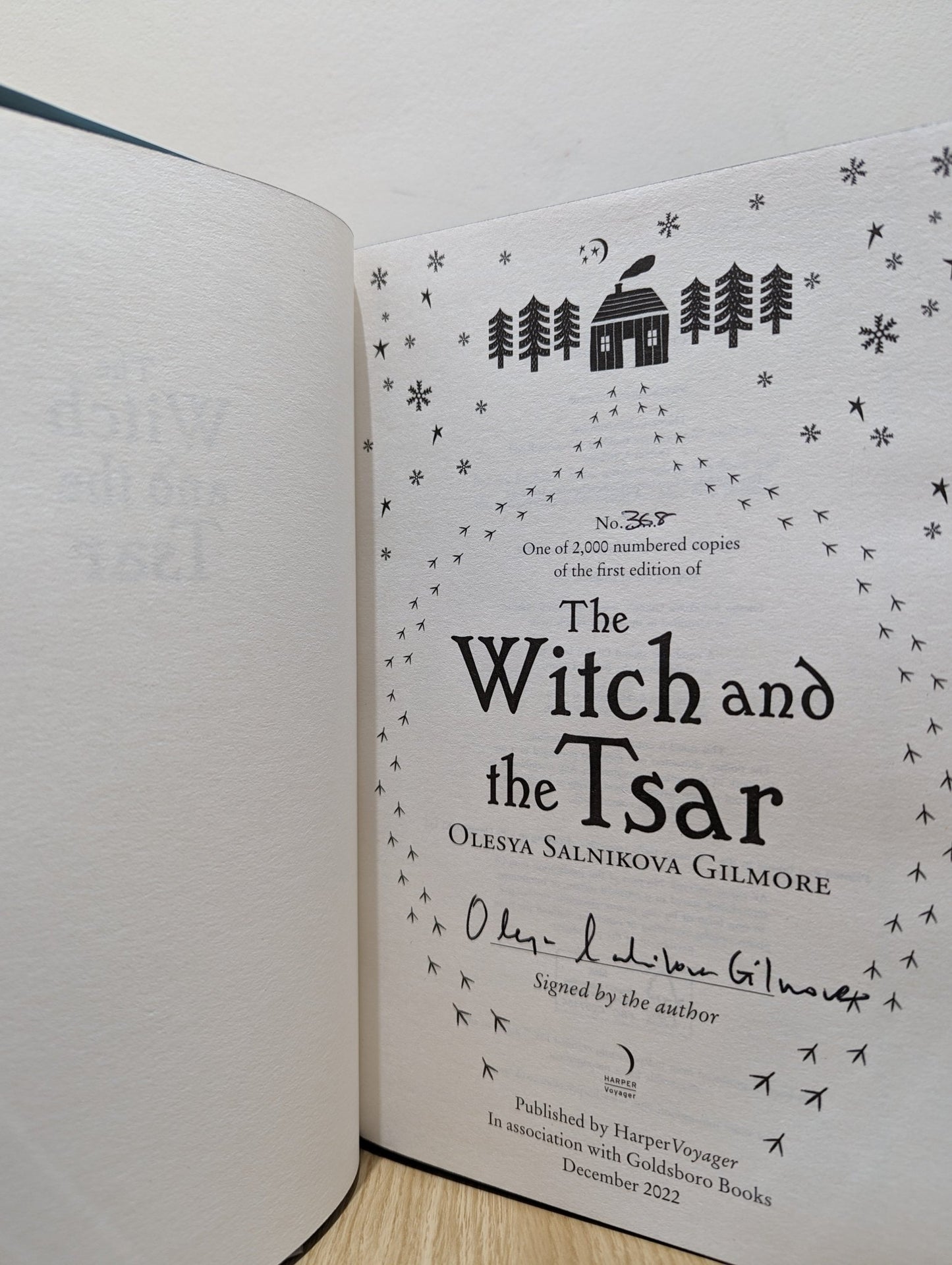 The Witch and the Tsar by Olesya Salnikova Gilmore (Signed Numbered First Edition with sprayed edges) - Fialta Books