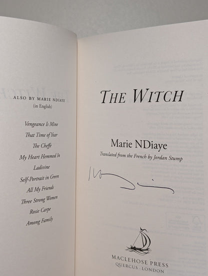 The Witch by Marie NDiaye (Signed) - Fialta Books