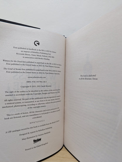 The Witness for the Dead, The Grief of Stones by Katherine Addison (Signed Special Edition with sprayed edges) - Fialta Books