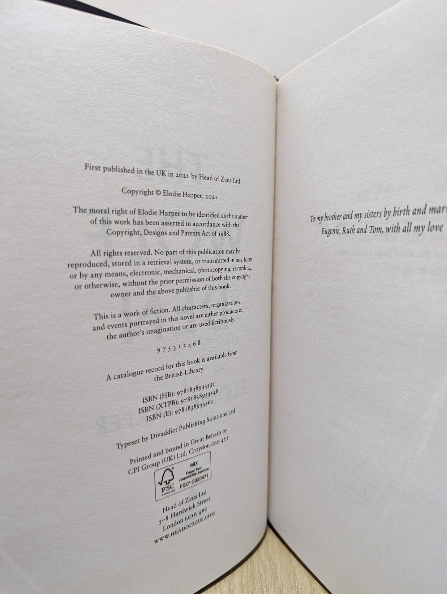 The Wolf Den by Elodie Harper (Signed First Edition) - Fialta Books