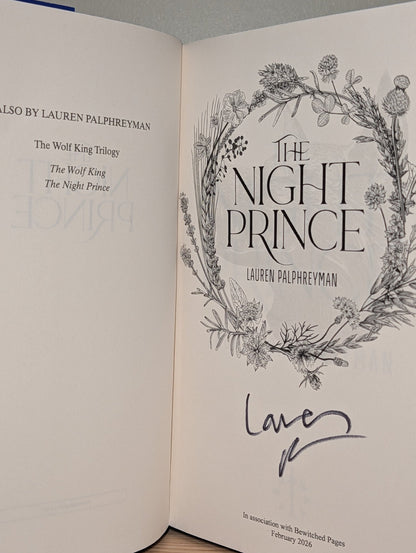 The Wolf King; Night Prince by Lauren Palphreyman (Signed with sprayed edges) - Fialta Books