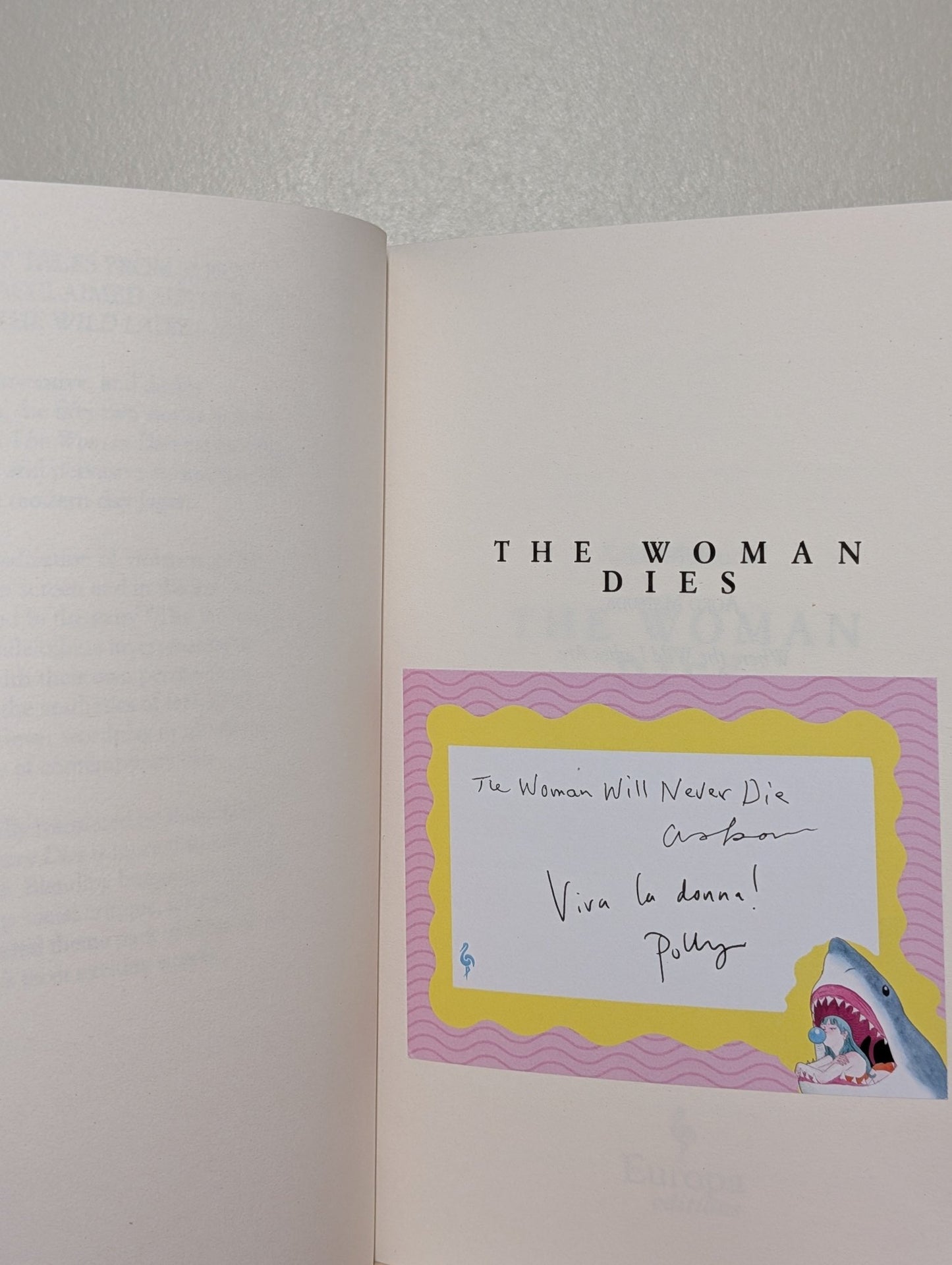 The Woman Dies by Aoko Matsuda (Double Signed First Edition) - Fialta Books