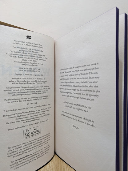 The Women: A Novel by Kristin Hannah (Signed First Edition with sprayed edges) - Fialta Books