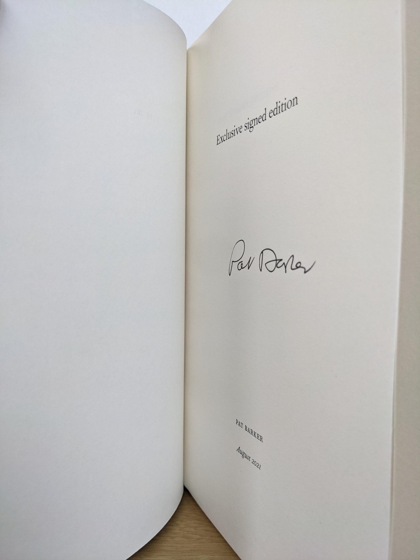 The Women of Troy by Pat Barker (Signed First Edition) - Fialta Books