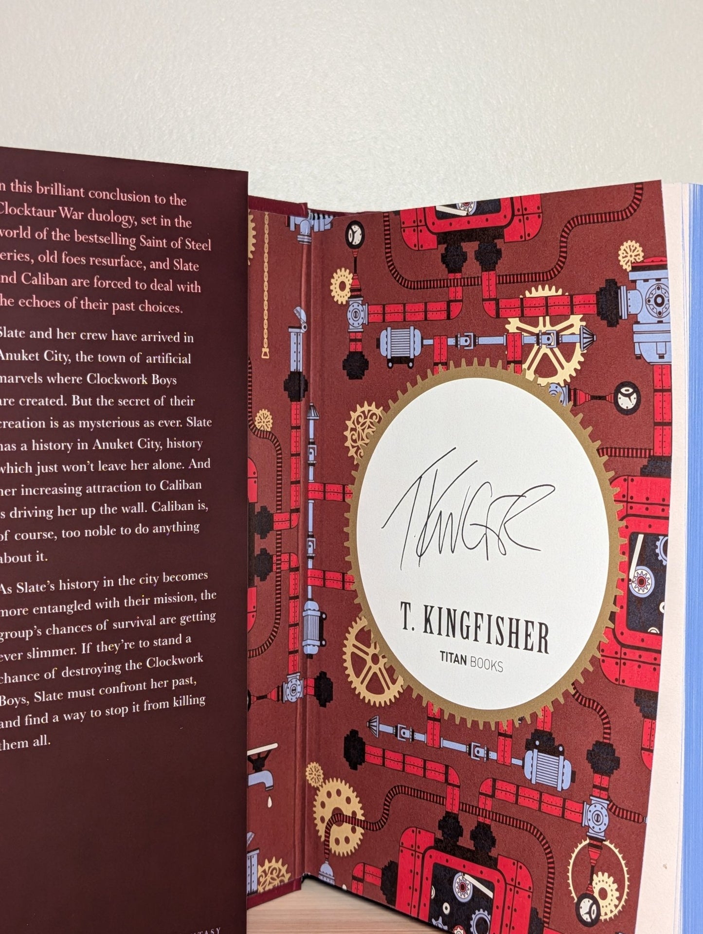 The Wonder Engine: The Clocktaur War 2 by T. Kingfisher (Signed First Edition with sprayed edges) - Fialta Books