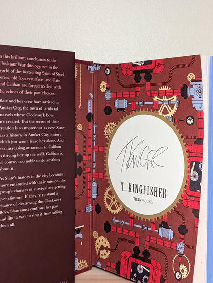 The Wonder Engine: The Clocktaur War 2 by T. Kingfisher (Signed First Edition with sprayed edges) - Fialta Books