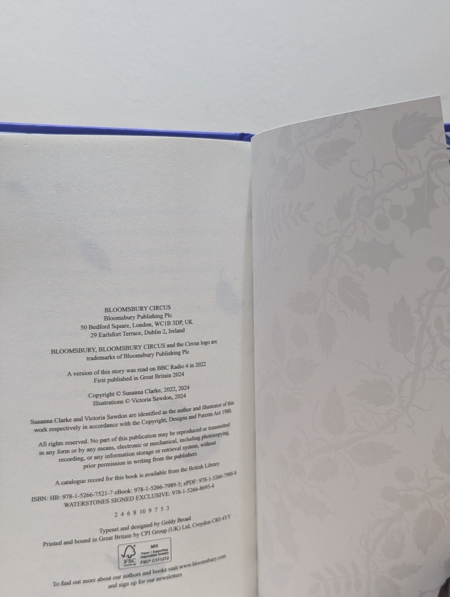 The Wood at Midwinter by Susanna Clarke (Signed First Edition) - Fialta Books