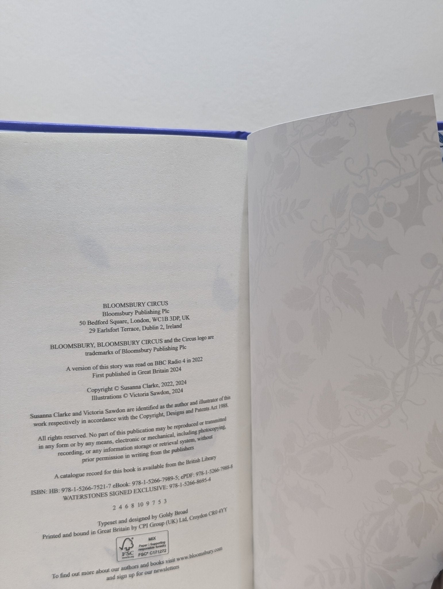 The Wood at Midwinter by Susanna Clarke (Signed First Edition) - Fialta Books