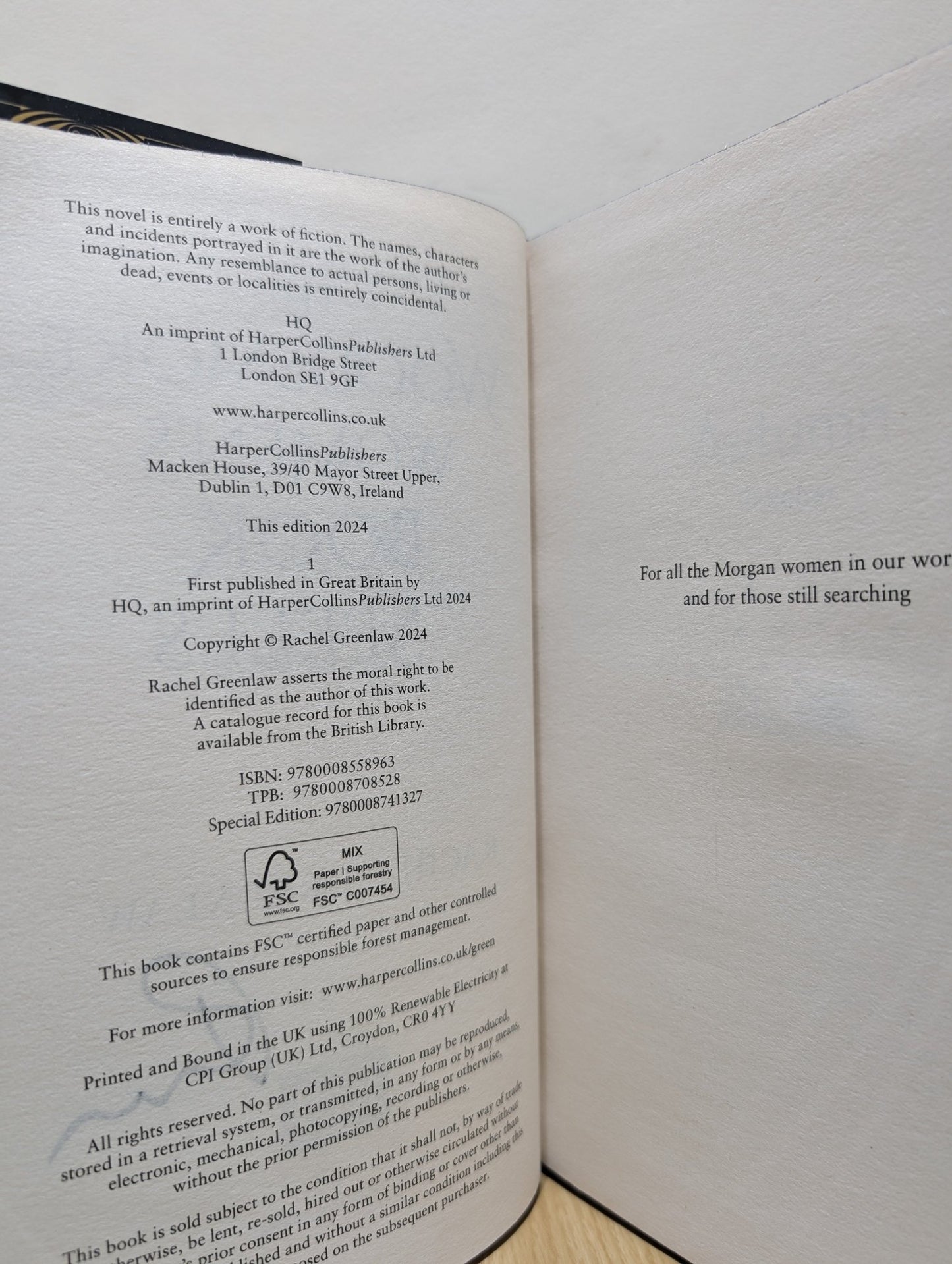 The Woodsmoke Women's Book of Spells by Rachel Greenlaw (Signed First Edition with sprayed edges) - Fialta Books