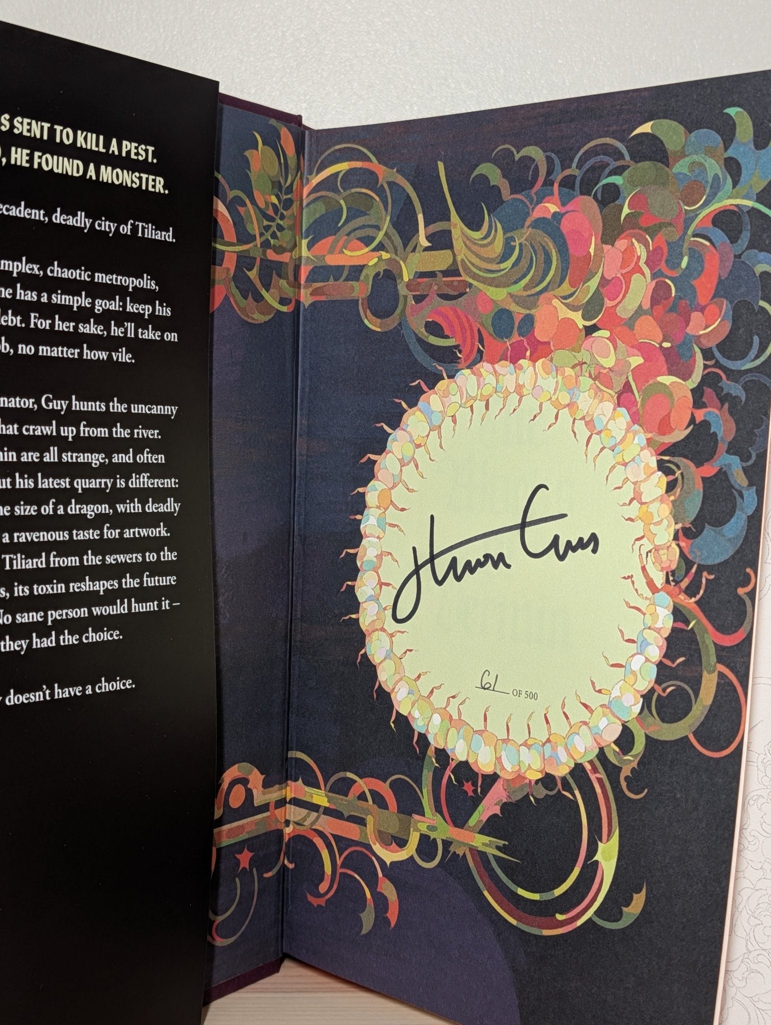 The Works of Vermin by Hiron Ennes (Signed First Edition with sprayed edges) - Fialta Books