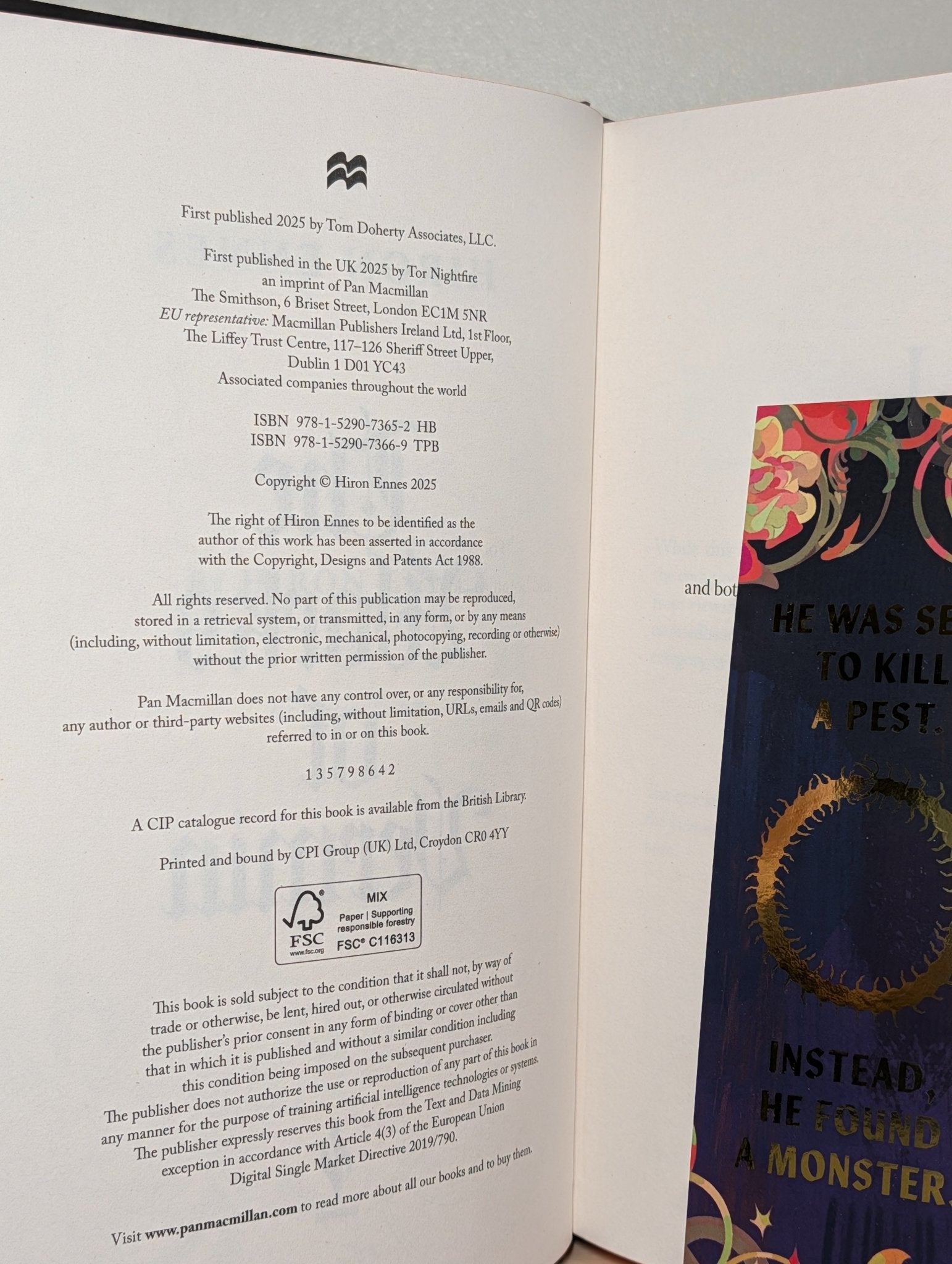 The Works of Vermin by Hiron Ennes (Signed First Edition with sprayed edges) - Fialta Books