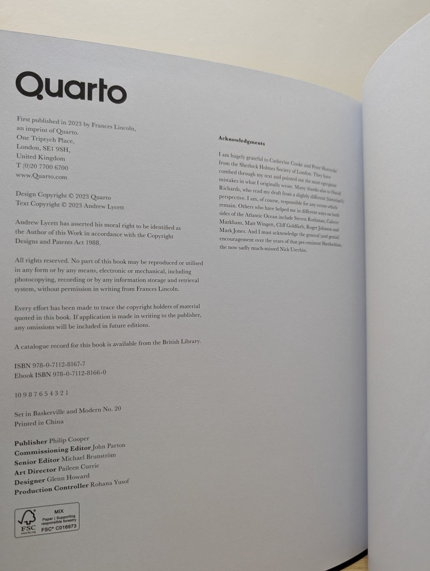 The Worlds of Sherlock Holmes by Andrew Lycett (Signed First Edition) - Fialta Books