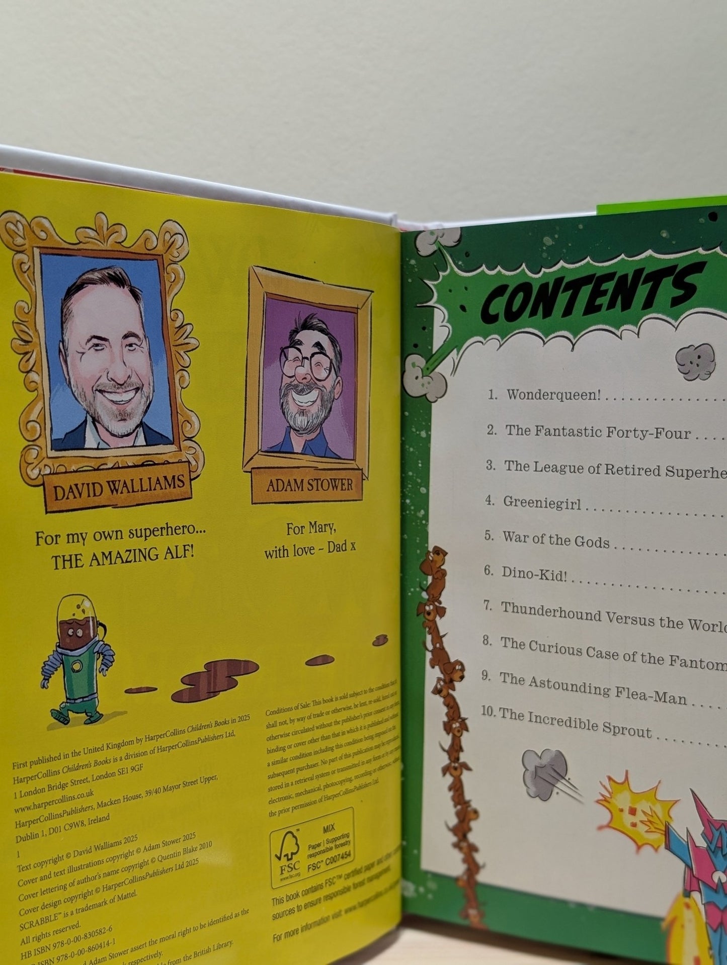 The World's Worst Superheroes by David Walliams (Signed First Edition) - Fialta Books