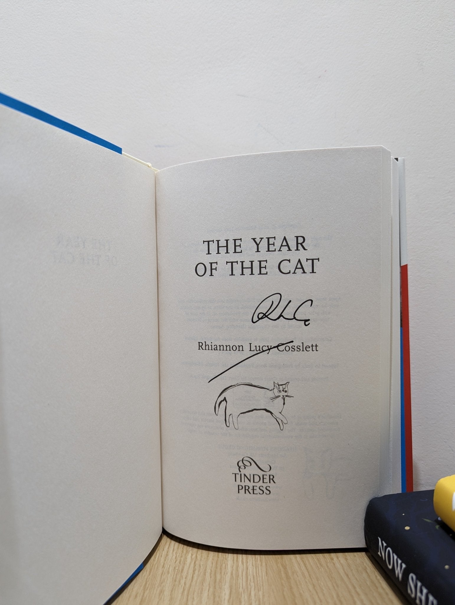 The Year of the Cat by Rhiannon Lucy Cosslett (Signed First Edition) - Fialta Books
