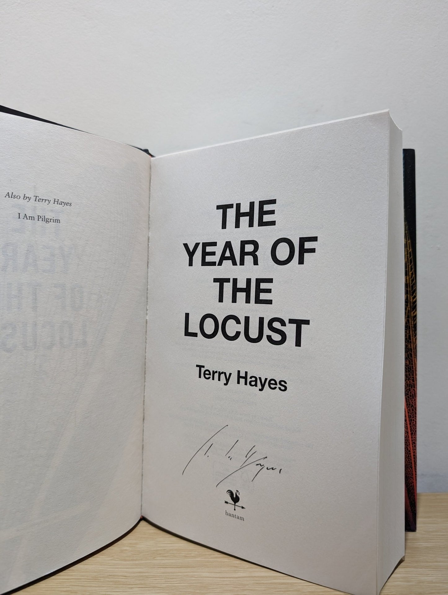 The Year of the Locust by Terry Hayes (Signed First Edition) - Fialta Books