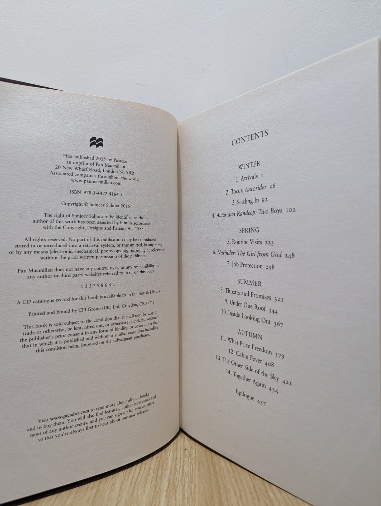 The Year Of The Runaways by Sunjeev Sahota (First Edition) - Fialta Books