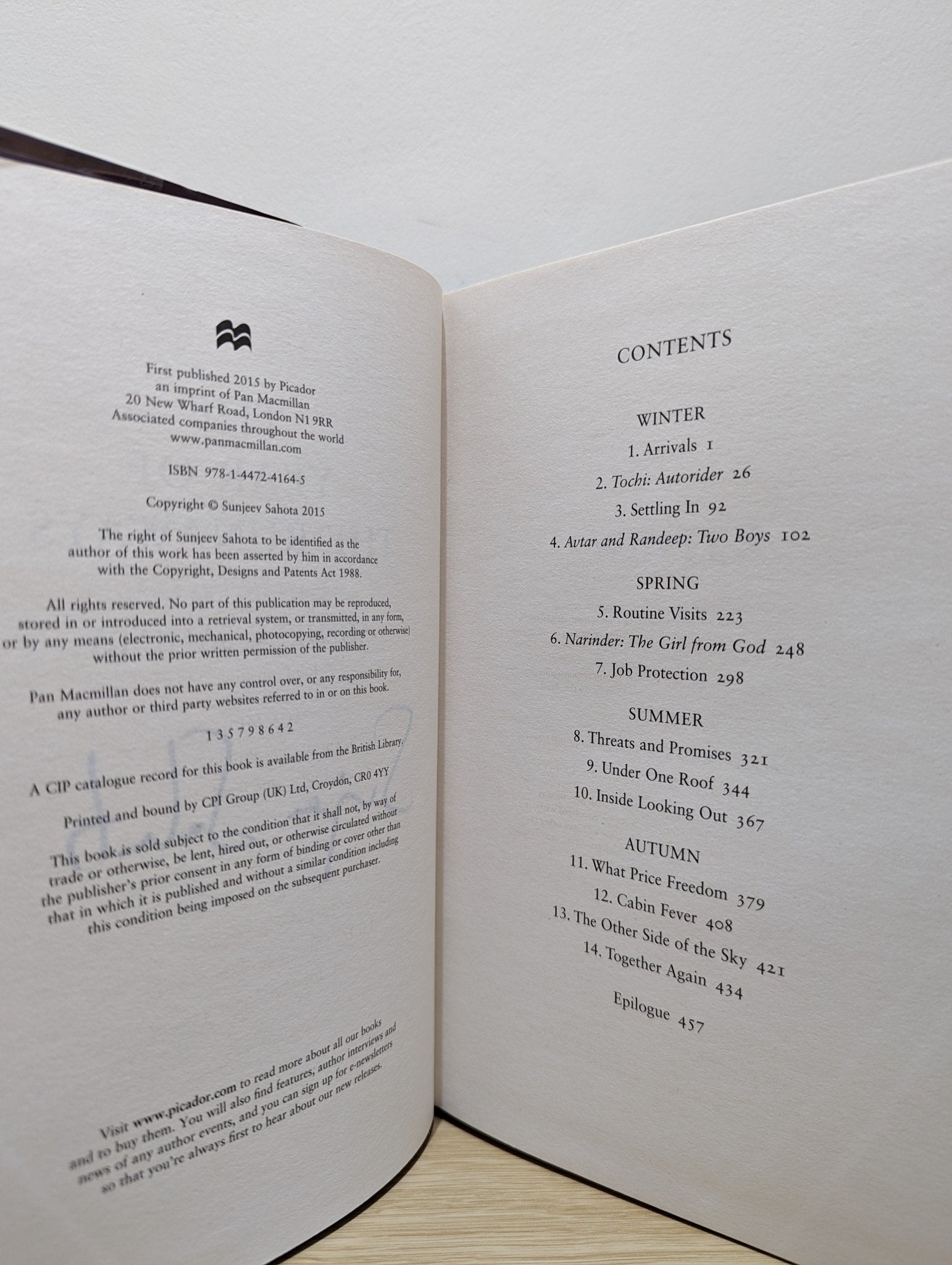 The Year Of The Runaways by Sunjeev Sahota (Signed First Edition) - Fialta Books