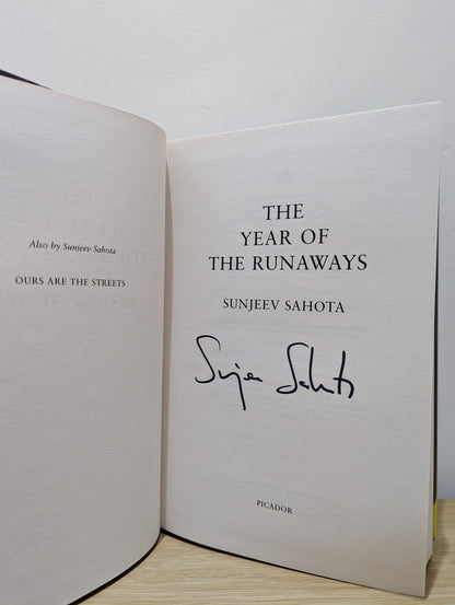The Year Of The Runaways by Sunjeev Sahota (Signed First Edition) - Fialta Books