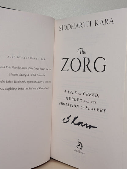 The Zorg by Siddharth Kara (Signed First Edition) - Fialta Books