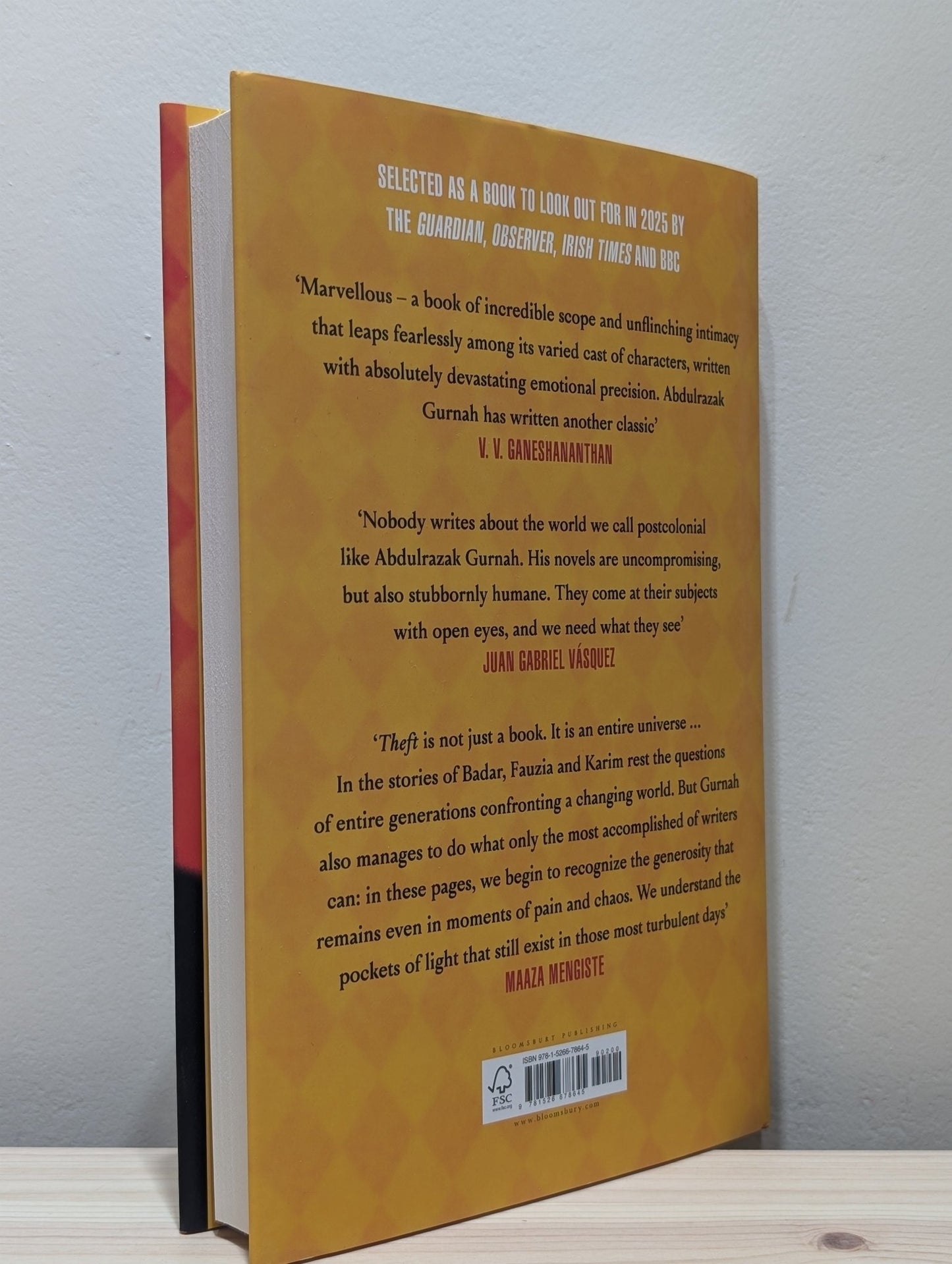 Theft by Abdulrazak Gurnah (Signed First Edition) - Fialta Books