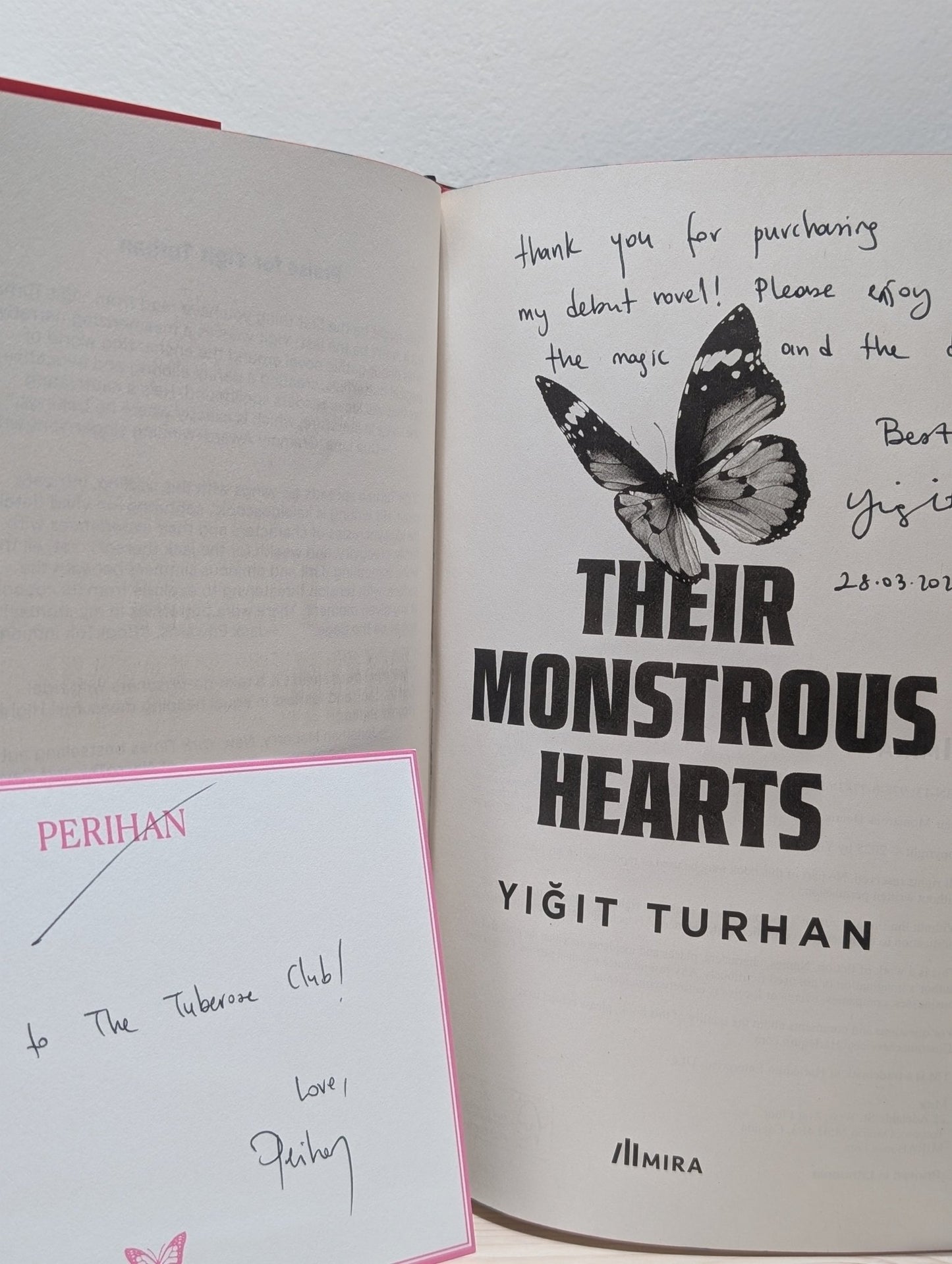 Their Monstrous Hearts by Yigit Turhan (Signed Lined First Edition with sprayed edges) - Fialta Books