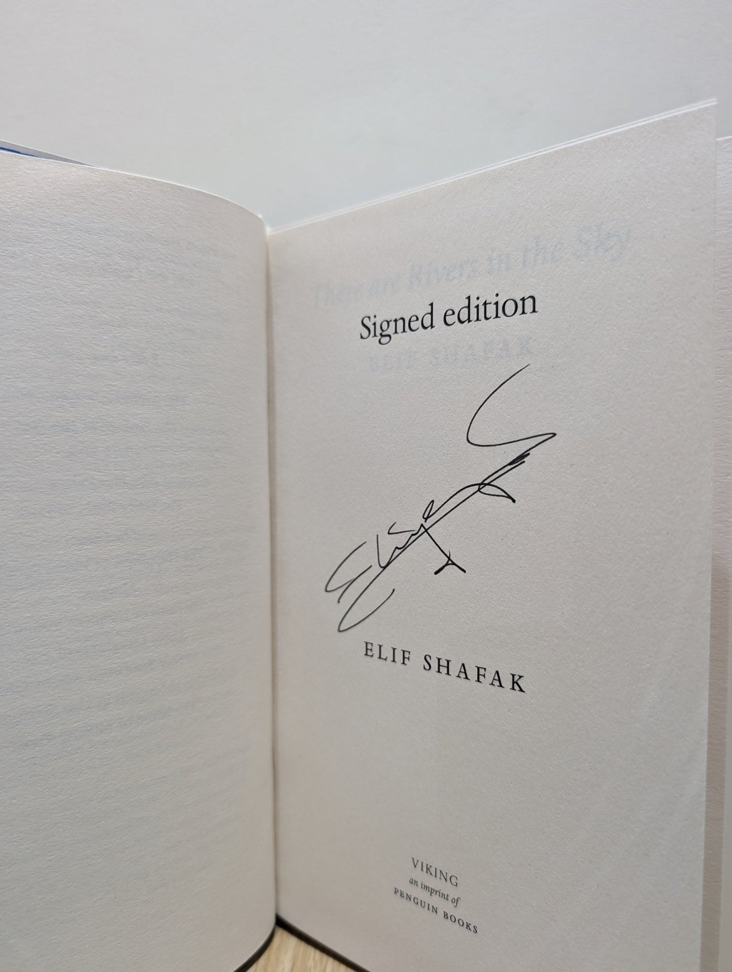 There are Rivers in the Sky by Elif Shafak (Signed First Edition) - Fialta Books