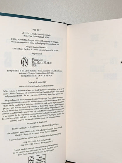 There Is No Antimemetics Division by Qntm (Signed Lined First Edition) - Fialta Books
