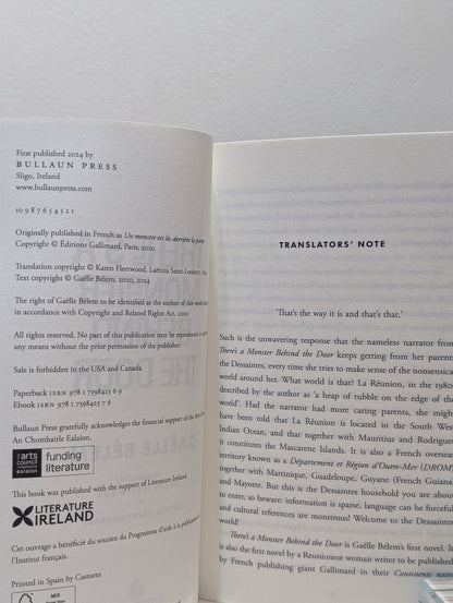 There's a Monster Behind the Door by Gaelle Belem (First Edition) - Fialta Books