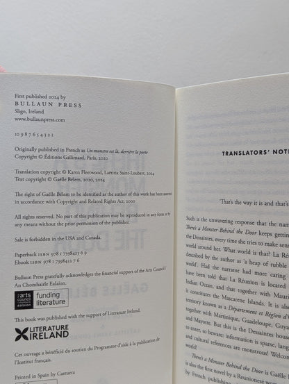 There's a Monster Behind the Door by Gaelle Belem (Signed First Edition) - Fialta Books