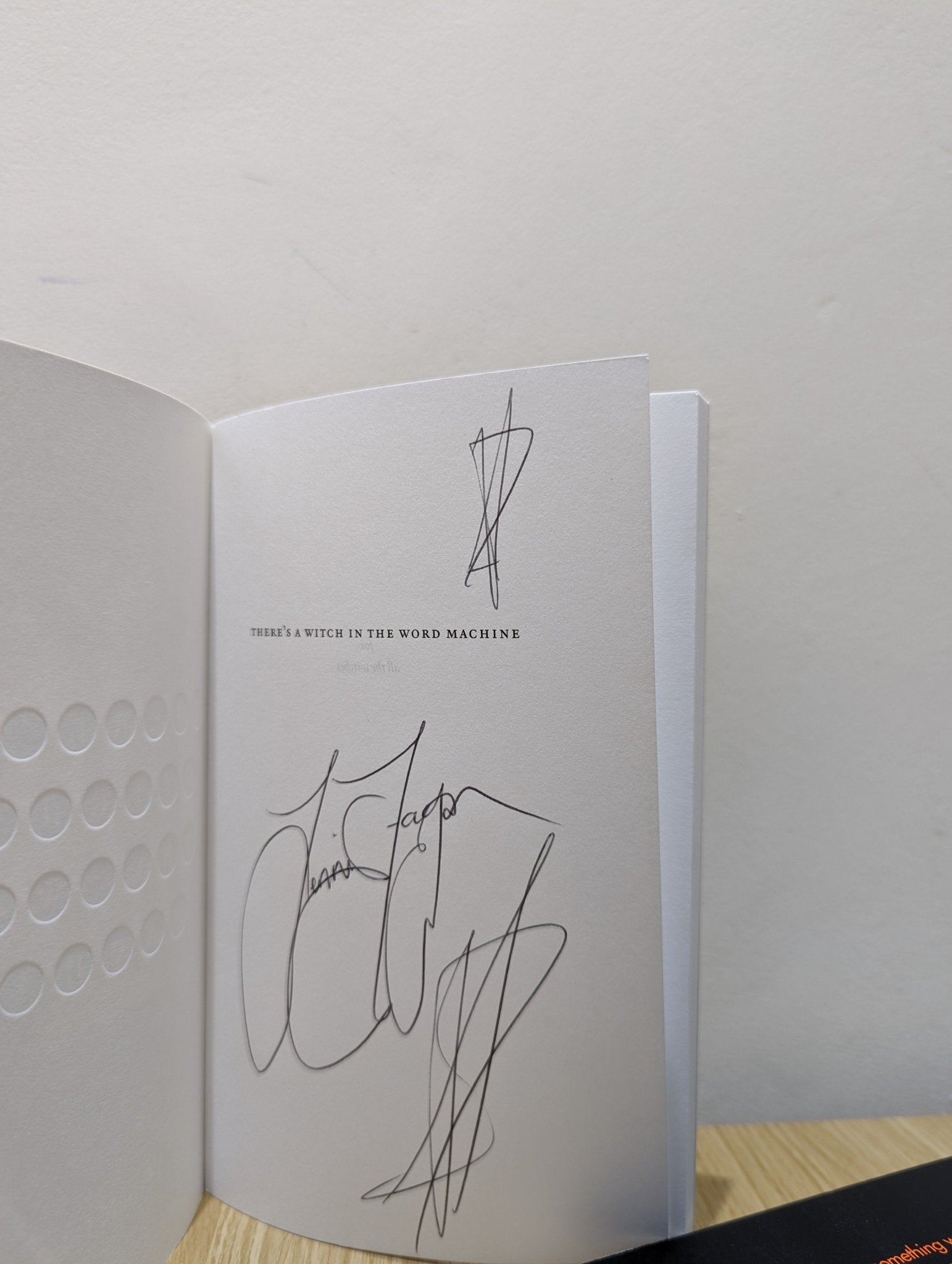 There's a Witch in the Word Machine by Jenni Fagan (Signed First Edition) - Fialta Books