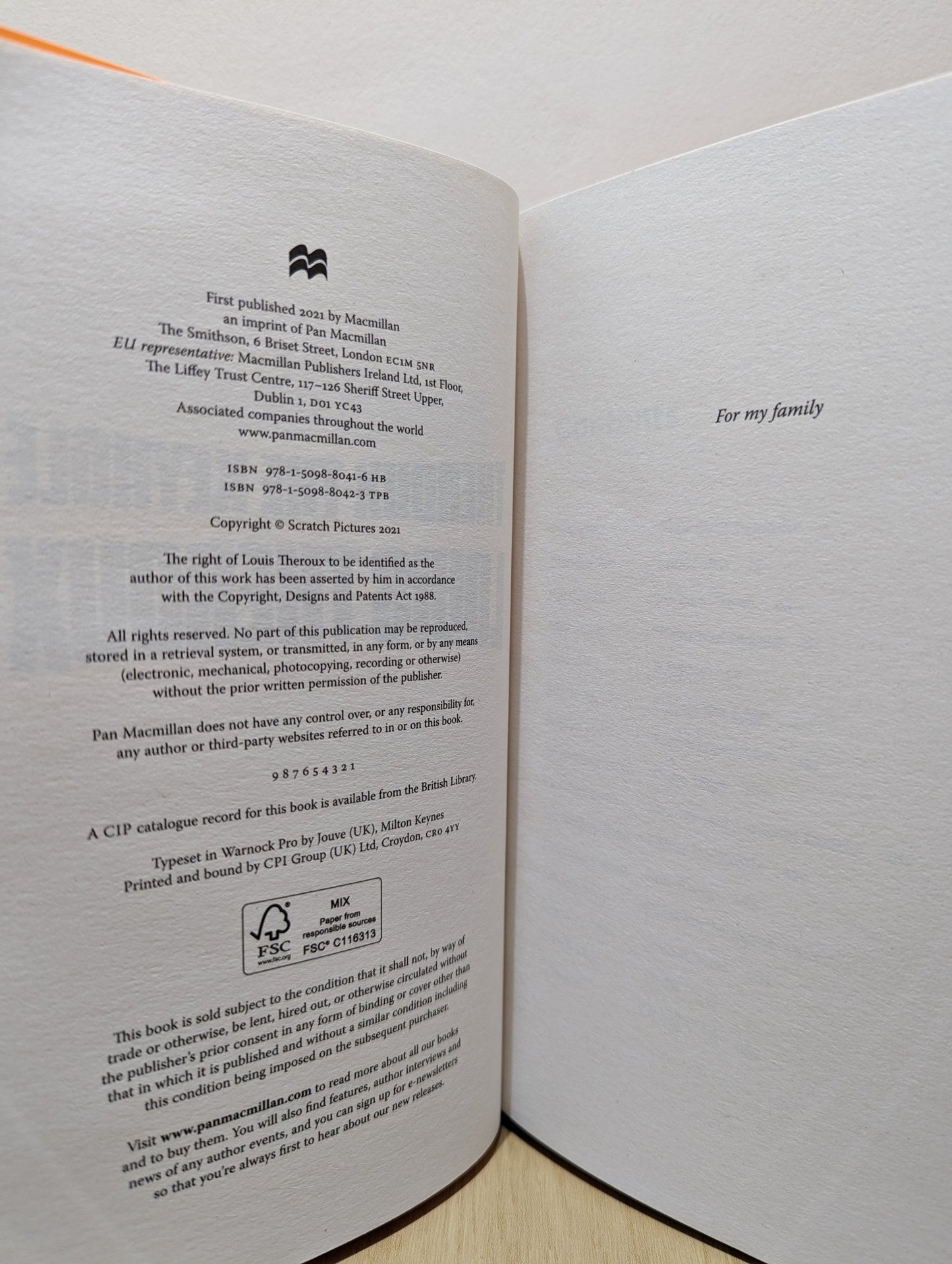 Theroux The Keyhole: Diaries of a grounded documentary maker by Louis Theroux (Signed First Edition) - Fialta Books